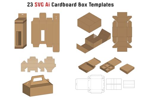 autocad cardboard box template